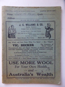 Booklet, Exercise Book, C 1946