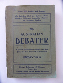 Book, George Robertson & Company Pty. Ltd, The Australian Debater, Early 20th century
