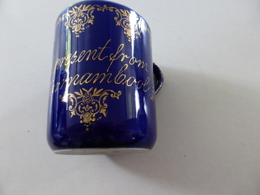 Souvenir Mug, A present from Warrnambool, Early 20th century