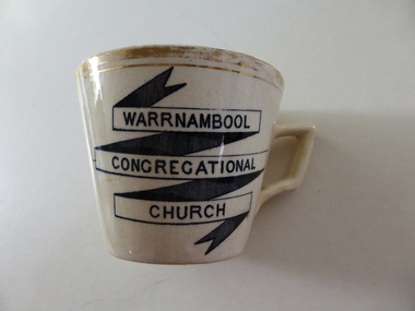 souvenir cup, Warrnambool Congregational Church