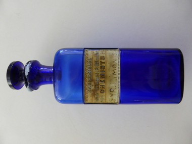 Bottle Blue, Druggist and Manufacturer, 1889