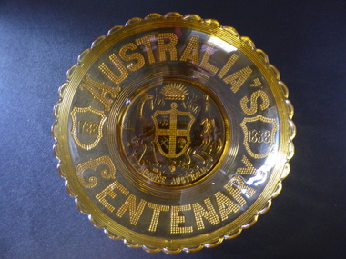 Plates x 4, Henry Greener and Company of Sunderland England, Souvenirs of Australian Centenary 1788-1888, 1888