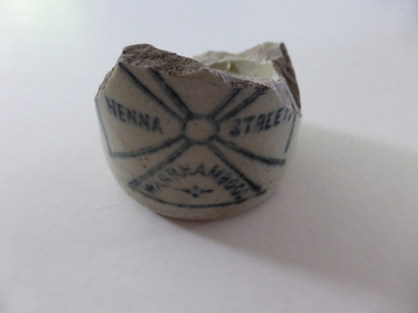 Bottle, Soft Drink Bottle Darby - broken, C 1890