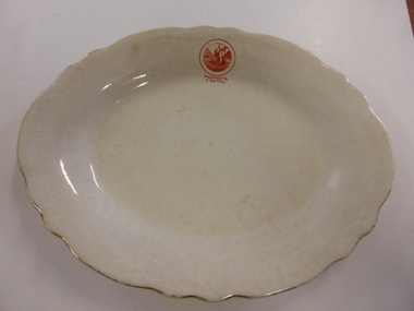 Plate Pottery, Serving Plate Parramatta, Late 19th century