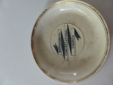 Plate, Warrnambool Congregational Church, Early 20th century