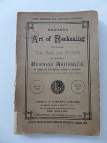 Book, Art of reckoning, 1892