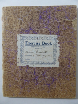 School Exercise Book belonging to Winnie Goodall in 1916