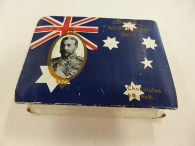 Container, Henderson chocolate Australia box, Early 20th century