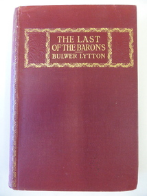Book, The last of the Barons, 1843
