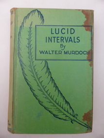 Book, Lucid intervals by Walter Murdoch, 1936