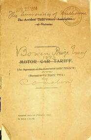 Book, The New University of Melb - Bowen Prize Essay 1883, 1914