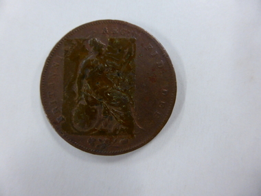 Coin, English Penny Victoria Det Gratia  1853, 1853