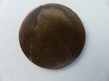 Coin, English Penny Victoria Det Gratia  1862, 1862
