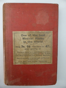 Book, John Hern, Advanced Hygiene - How to Cure Diseases Without Medicine, 1892