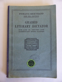 Book, Graded Literary Dictator, Early 20th century