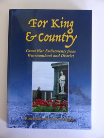 Book, James Affleck et al, For King & Country, 2016