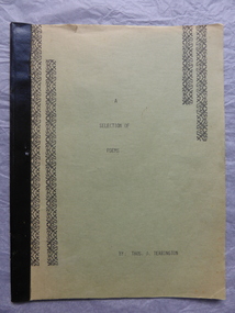 Book, A section of Poems, Mid 1930s