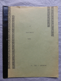 Book, A selection of Poems, Mid 1930s