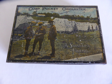 Artefact_ World war 1 candle kit, World war One candle kit, C1915