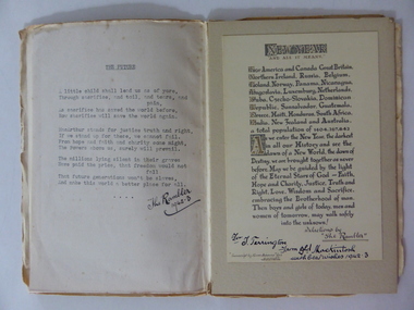 Card, Poems The Future The Rambler, 1942