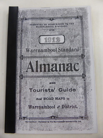 Book, Warrnambool Standard Almanac 1913, 1913