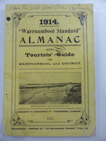 Book, Warrnambool Standard Almanac 1914, 1913