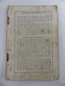 Book, Warrnambool Standard Almanac 1929, 1929
