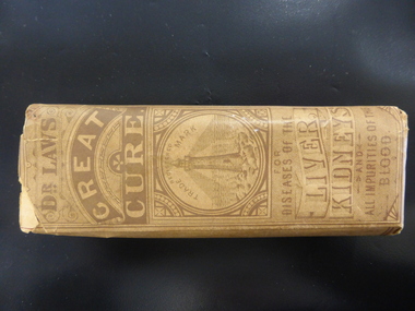 Bottle, Dr Laws, Late 19th century (medicine mixture)