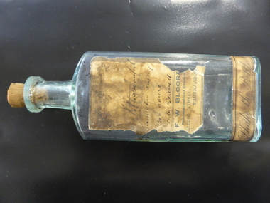 Bottle, F W Bloore, Early 20th century