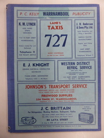 Book, Advertising book cover, Mid 20th century