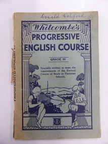 Book, Whitcombe's Progressive English Course, Mid 20th century