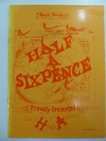 Programme, Half a sixpence, 1987
