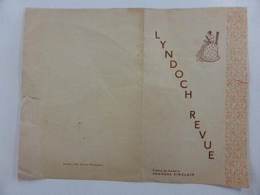 Programme, Lyndoch Review, Mid 20th century