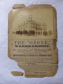 Poster, Ozone Hotel, 1896