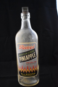 Bottle, Imitation Cordial Pineaple Reeves W'bool, 1970s