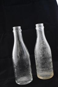 Bottle, Fletts Warrnambool, 1940s, 50s (contents of bottles)