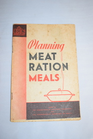 Booklet, Planning Meat Rations, 1940s