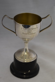 Trophy, 2 Cav Div Sports 1937 2nd best remount, 1930s