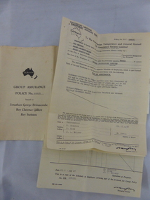 Document, Swinton Employee Insurance, 1947