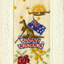 This is an embroidered postcard with Australian emblems sent during WW1 with a white card surround.