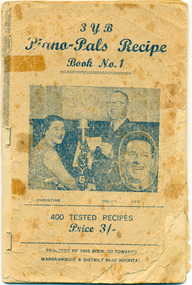 Booklet, Piano Pals Recipe Book No1, mid 20th Century