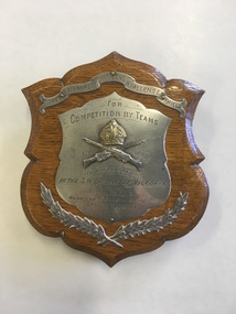 Trophy, Rifle Club, 1909