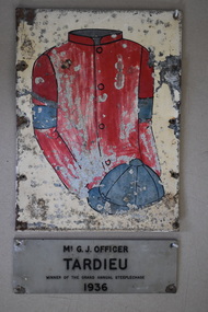 Plaque, Tardieu, C 1990