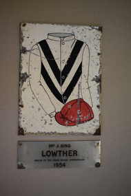 Plaque, Lowther, C 1990