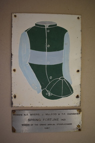 Plaque, Spring Fortune, C 1990