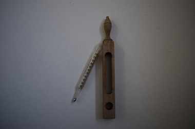 Thermometer, bath and holder, Early 20th century