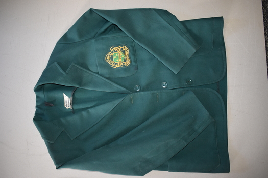 This is a blazer worn by St Ann's College students Warrnambool.