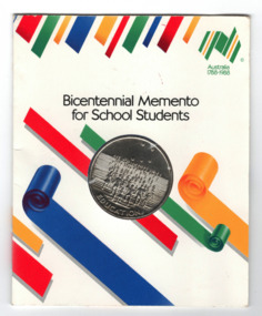 Medallion, Bicentennial Memento School Students 1988, 1988