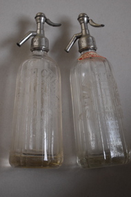 Soda Sypon, John Fletcher/Ralph Reeves, J. F. Fletcher, Mid 20th century (contents of bottles)