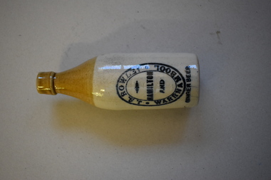 Bottle, The Bendigo Pottery Co. Pty. Ltd, J. S. Rowley, Late 19th century